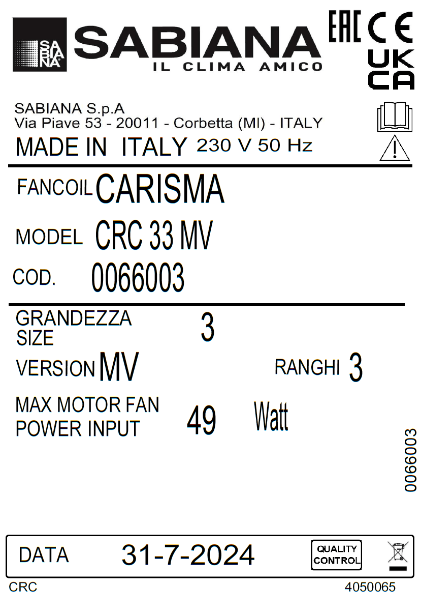 product label